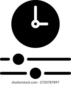 Vector de ilustración de icono de glifo de autocontrol