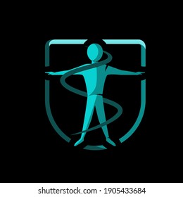 Self Defense Logo Design Vector