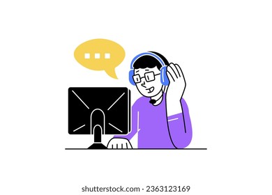 Self Development Activity Illustration in flat style vector design for education purpose or your business 