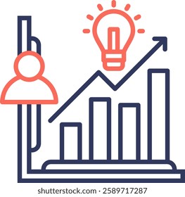 Self Development Icon Element For Design