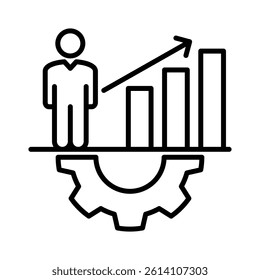 Self Development Icon Element for Design