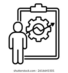 Self Development Icon Element for Design