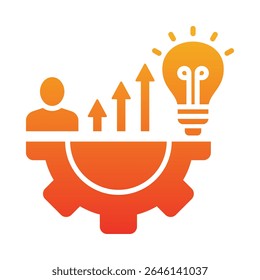 Self Development Icon Element for Design