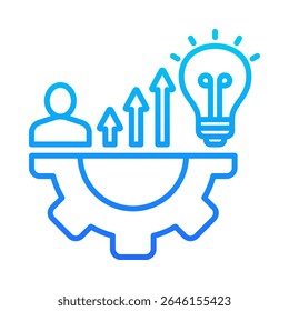 Self Development Icon Element for Design