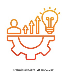 Self Development Icon Element for Design