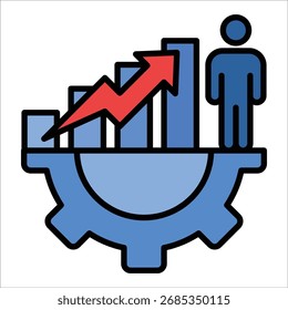 Self Development Icon Element For Design
