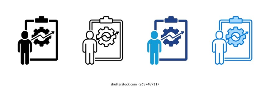 Self Development icon sheet multiple style collection