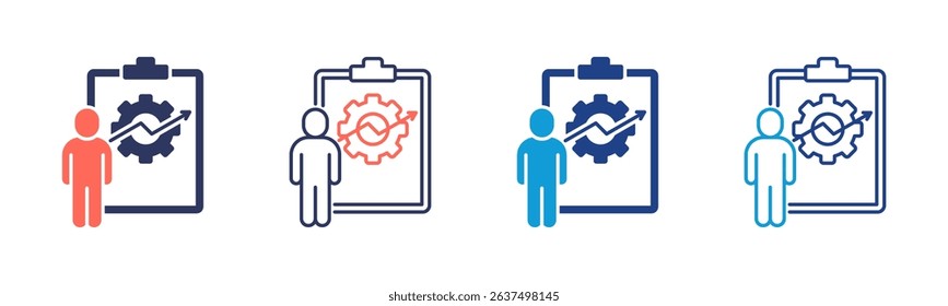 Self Development icon sheet multiple style collection