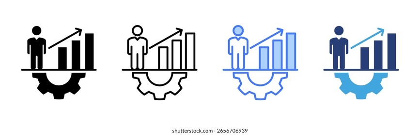 Self Development icon sheet multiple style collection