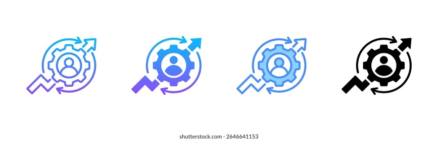 Self Development Multi Style Icon Set