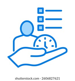 Self Discipline Icon Element for Design