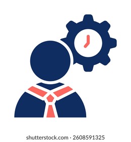 Self Discipline Icon Element for Design