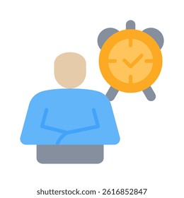 Self Disciplined Icon Element for Design