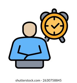 Self Disciplined Icon Element for Design