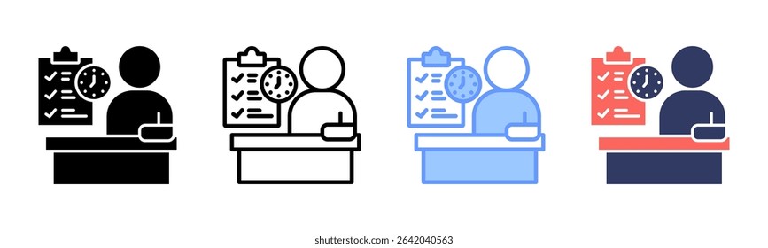 Self Disciplined Icon Element for Design