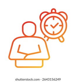 Elemento de ícone autodisciplinado para design