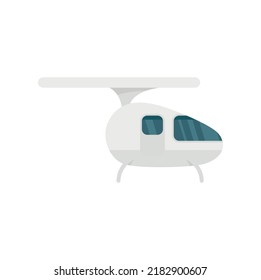 Self Driving Air Taxi Icon. Flat Illustration Of Self Driving Air Taxi Vector Icon Isolated On White Background