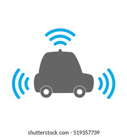 Self driving car icon