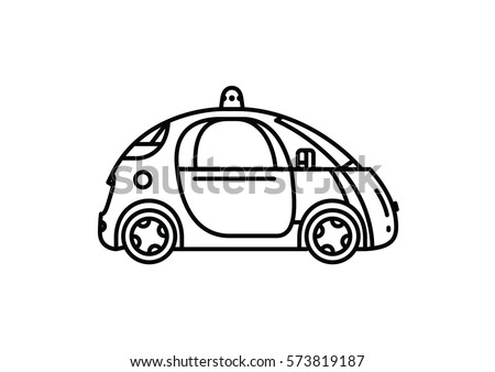 Self Driving Car Icon