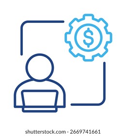 Elemento De Icono De Trabajo Autónomo Para Diseño