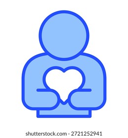 Elemento de icono de autoestima para diseño