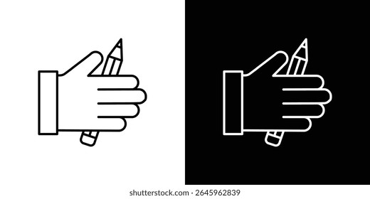 Self expression icon Flat style logo vector. perfect for UI designs