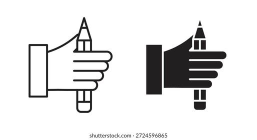 Self expression icon glyph and line set thin line symbol concept.