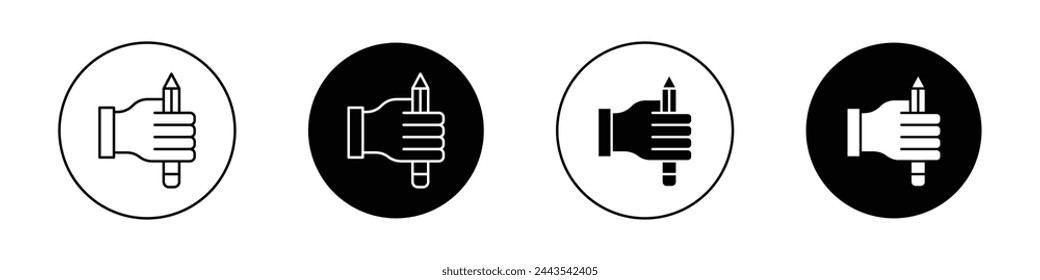 Conjunto de iconos de autoexpresión. símbolo de vector de autoeducación.