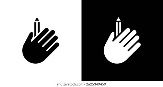 Self expression icon simple line vector. Symbol, logo.