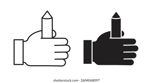 Self expression icons. thin line vector icons