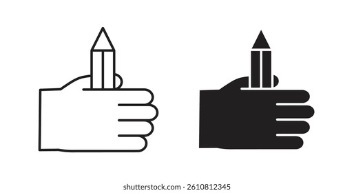 Self expression icons. thin line vector icons