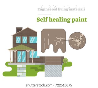 Self Healing Paint - Engineered Living Material