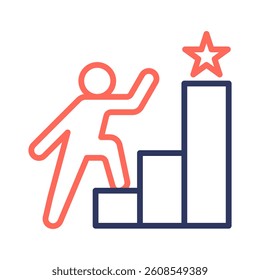 Self Improvement Icon Element for Design