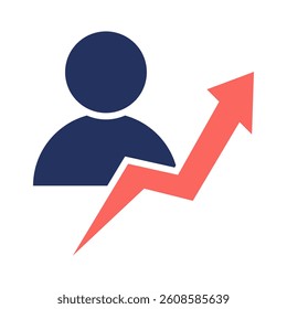 Self Improvement Icon Element for Design