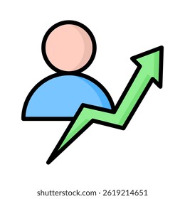 Self Improvement Icon Element for Design