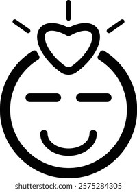 self improvement_gratitude icon black and white