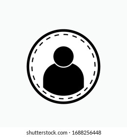 Self Isolation Icon. Prevention Transmission From Virus.