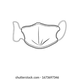 self isolation. Safety breathing masks Corona Virus. Industrial safety N95 mask  dust protection respirator and breathing medical respiratory mask. Hospital or pollution protect face masking.