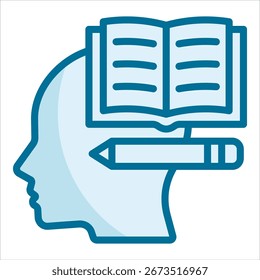 Self Learning Icon Element For Design