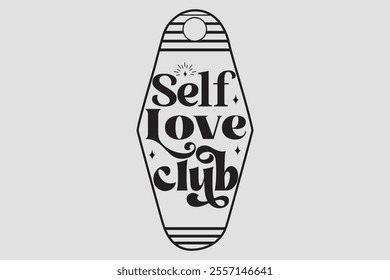 Self Love Club vector file