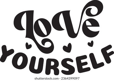 Self Love Design, Vector, love Design