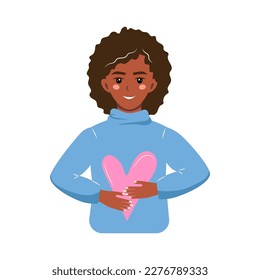 Self love, health, beauty and wellness concept. Vector illustration