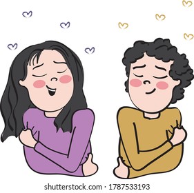 
self love man and woman