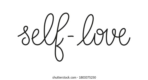 2,611 Self Love Line Art Images, Stock Photos & Vectors | Shutterstock