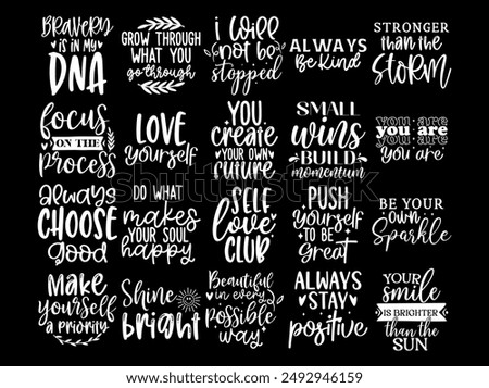 Self Love Sticker Deisgn Bundle 