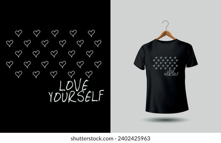 Self love tshirt design for mental health