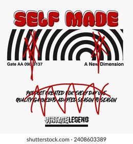 self made graphic Design for T shirt Street Wear and Urban Style