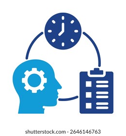 Self Management Icon Element for Design