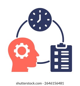 Self Management Icon Element for Design