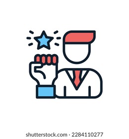 Self Motivated icon in vector. Illustration